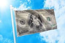 Hundred Dollar Bill Flag #23