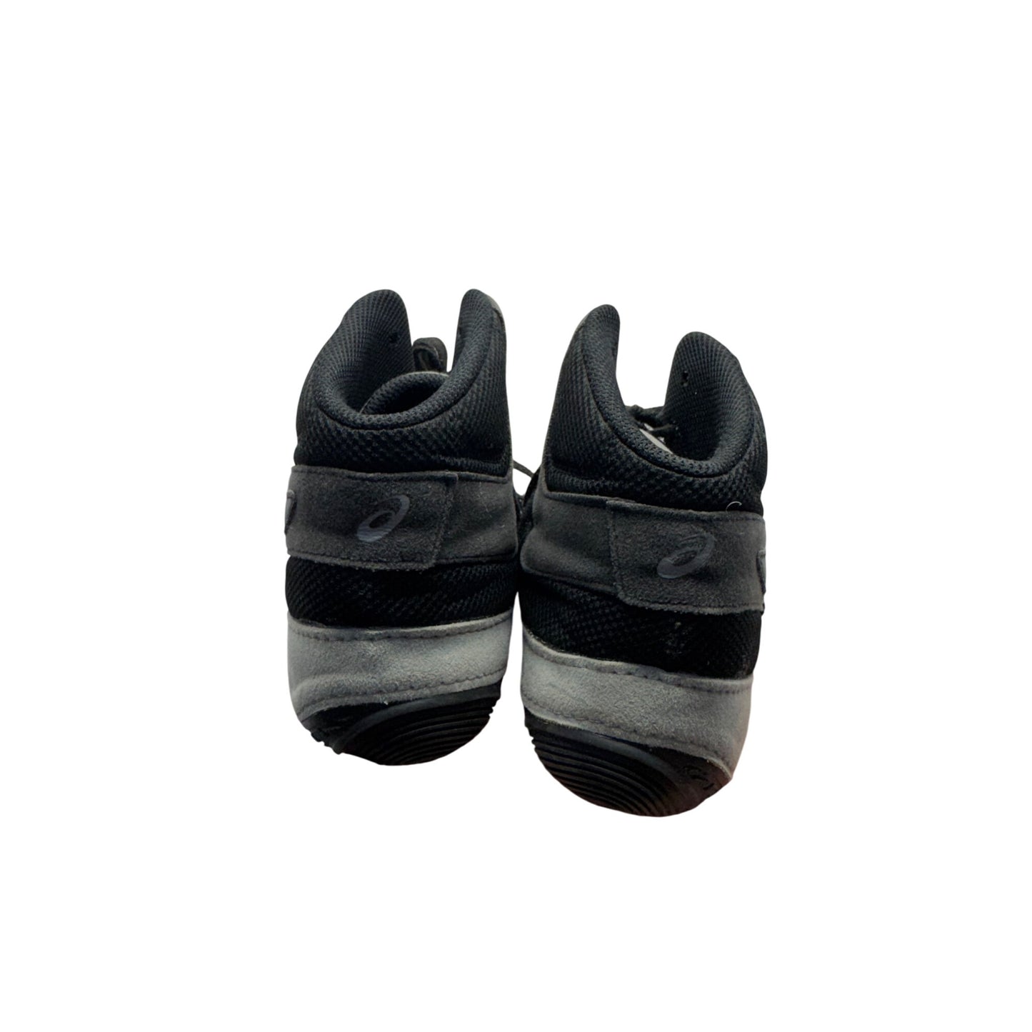 Asics Snapdown 2 Wrestling Shoes Black Gray Lace-Up Size 9 #9616