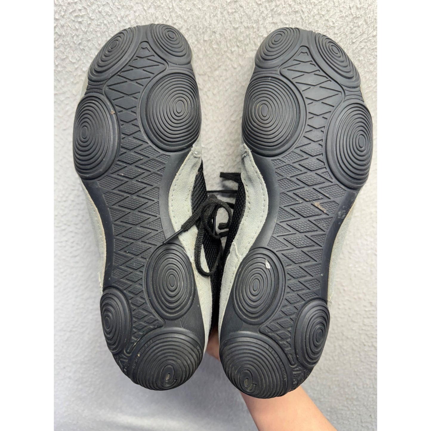 Asics Snapdown 2 Wrestling Shoes Black Gray Lace-Up Size 9 #9616