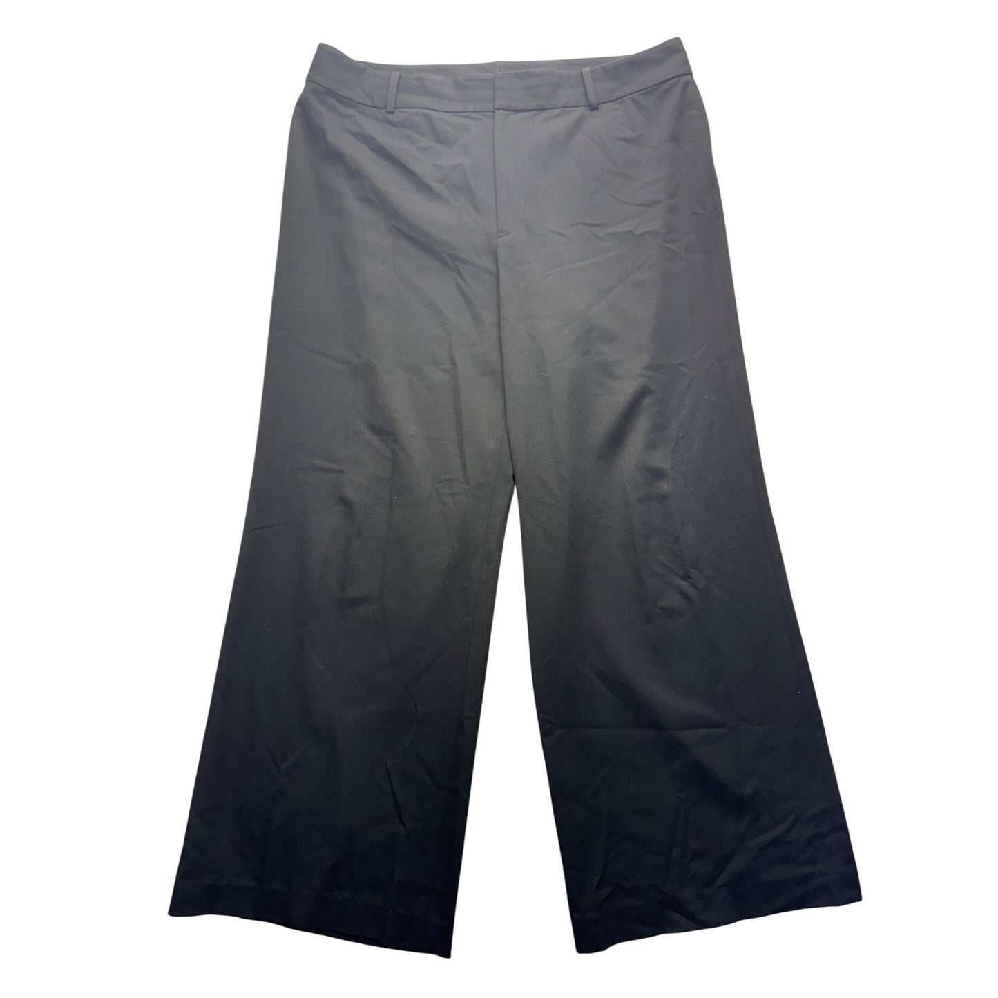 Lauren Ralph Black Wide-Leg Pants Size 16 Polyester Blend  450B