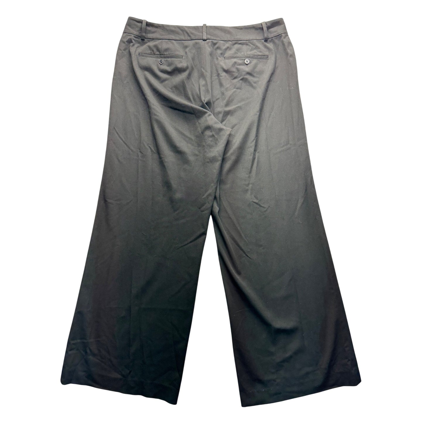 Lauren Ralph Black Wide-Leg Pants Size 16 Polyester Blend  450B