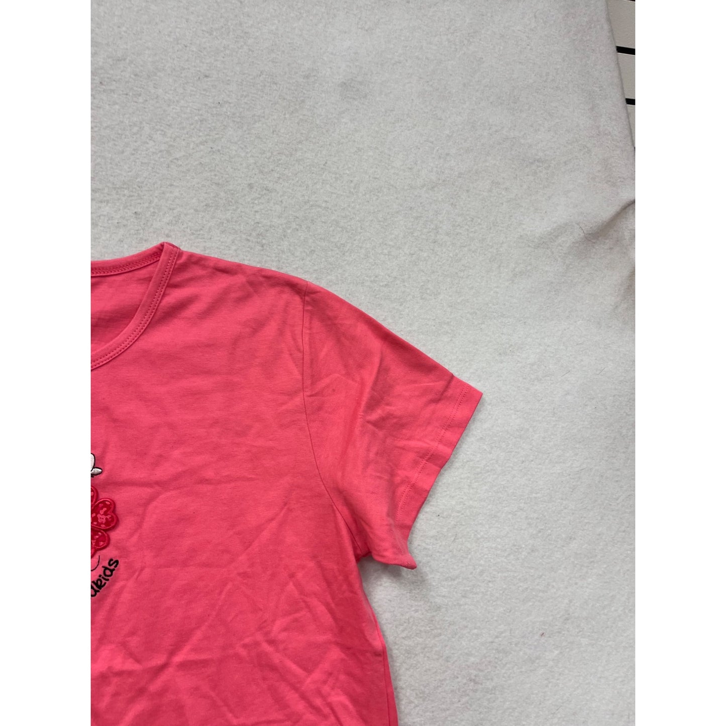 Pink Graphic T-Shirt Large #8860