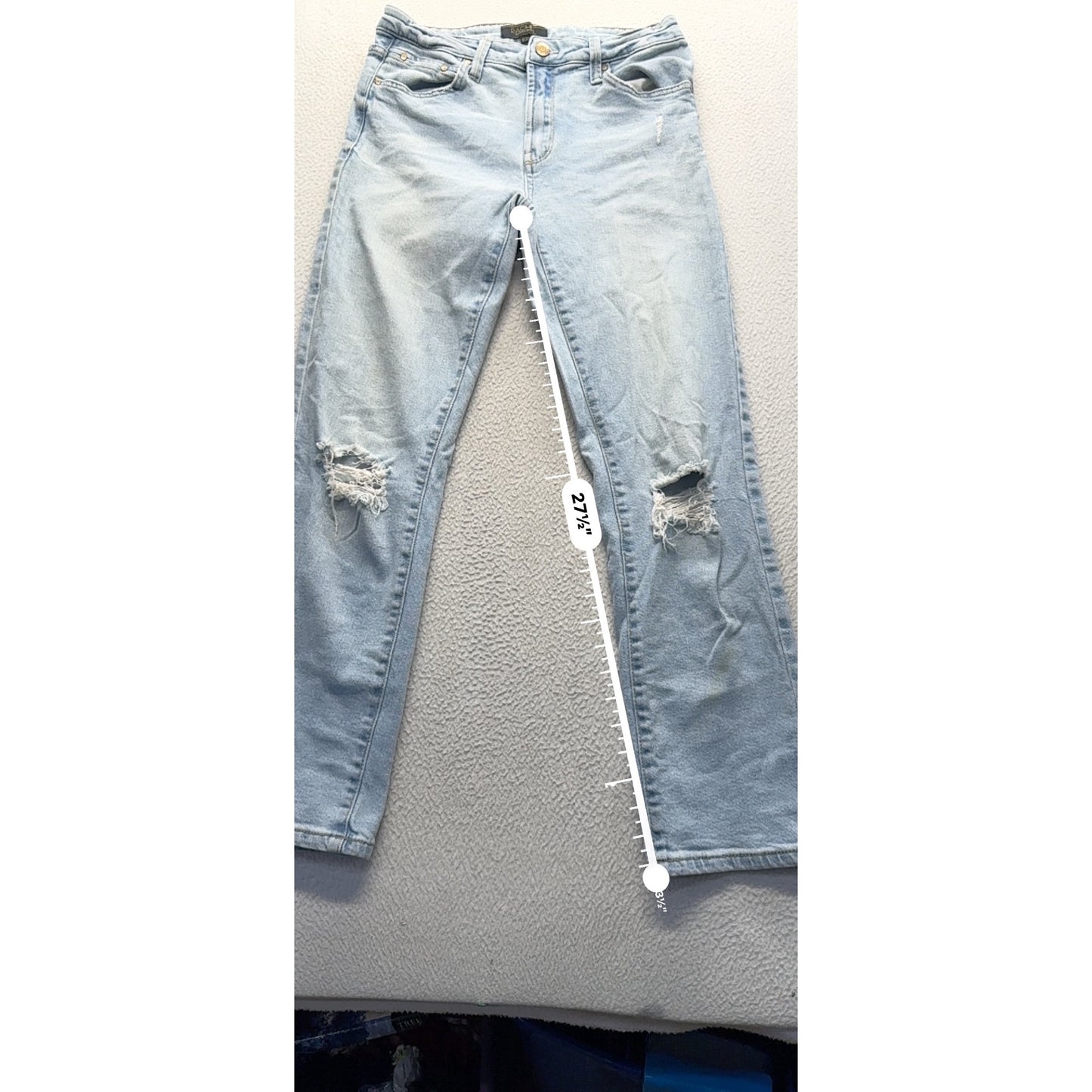 Rachel Roy Light Wash Distressed Bootcut Jeans Size 8/29 309B