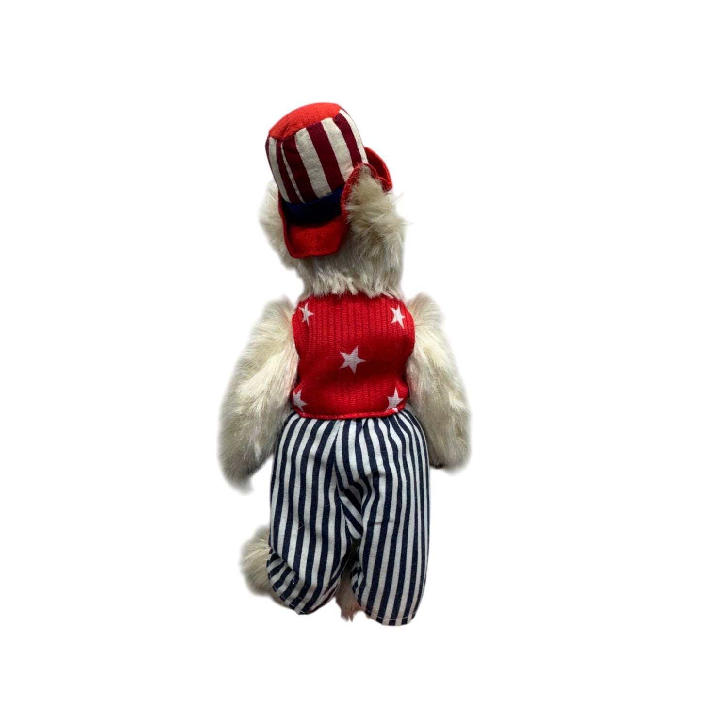 Ty Attic Treasures Uncle Sam Bear Plush 2000 Red White Blue Patriotic #9867