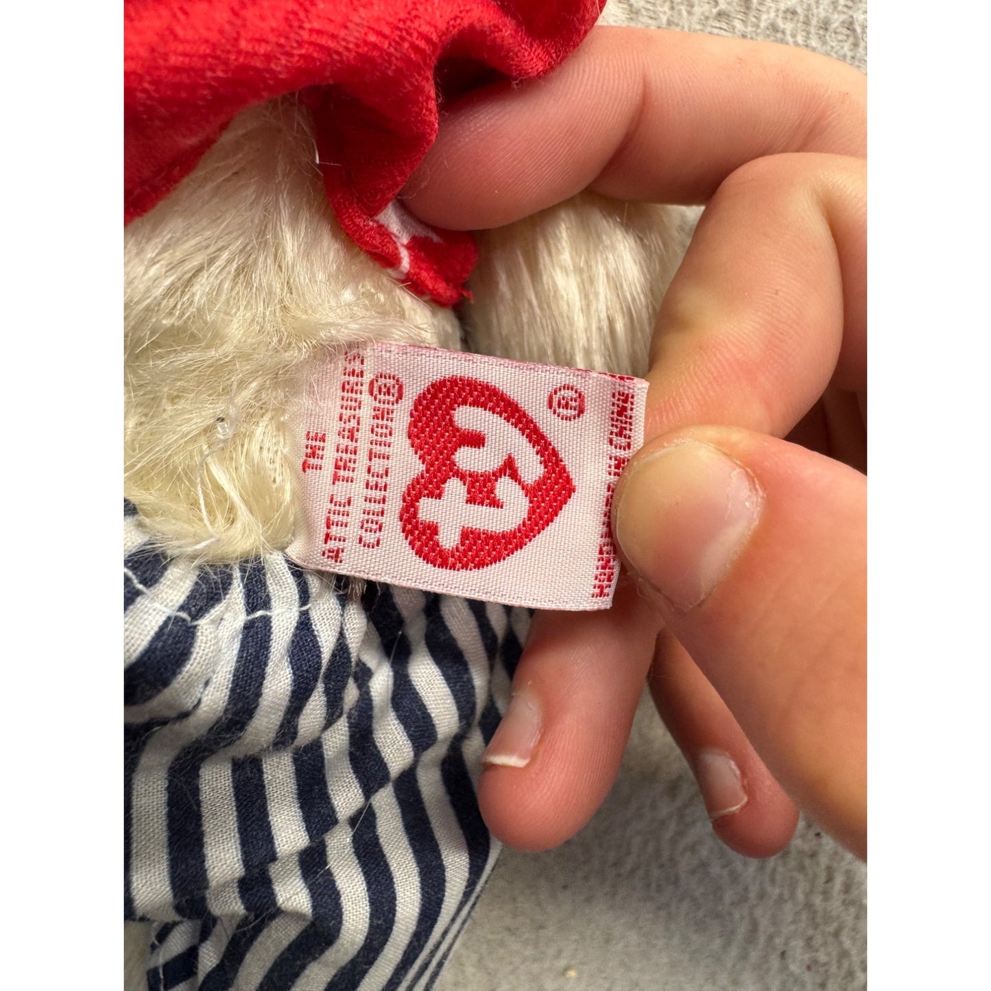 Ty Attic Treasures Uncle Sam Bear Plush 2000 Red White Blue Patriotic #9867