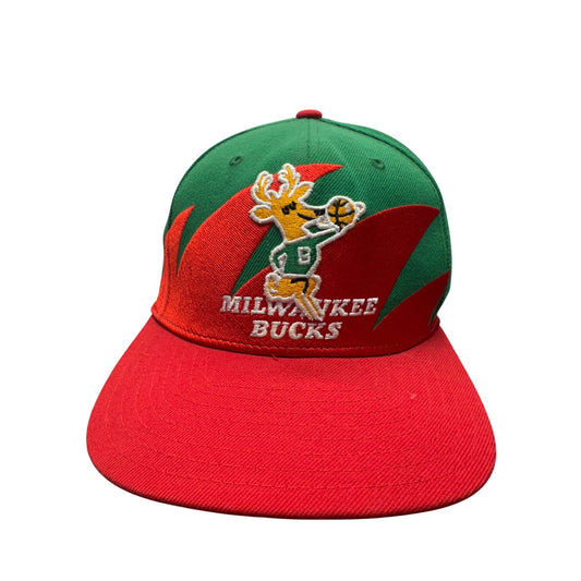 Mitchell & Ness Milwaukee Bucks Hardwood Classics Snapback Hat #7896