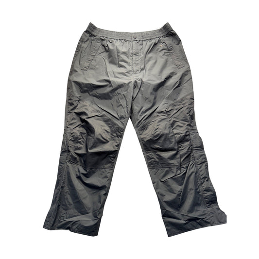 Cabelas Gray Lightweight Elastic-Waist Outdoor Pants Adjustable Hem 2XL #9461