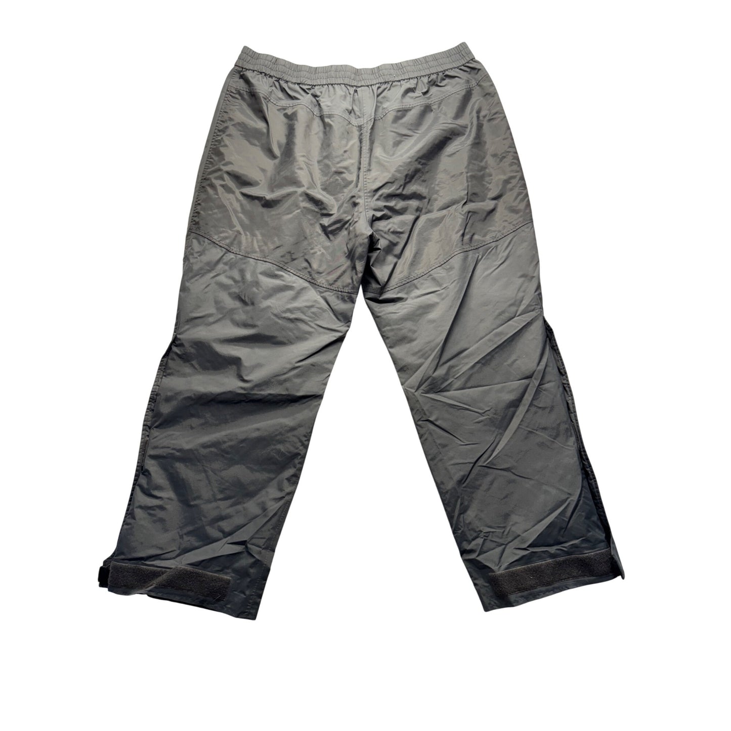 Cabelas Gray Lightweight Elastic-Waist Outdoor Pants Adjustable Hem 2XL #9461