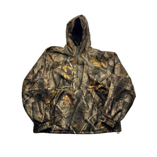HFC Equipment Waterproof Hooded Camo Jacket XL 100% Polyester Hunting #9510