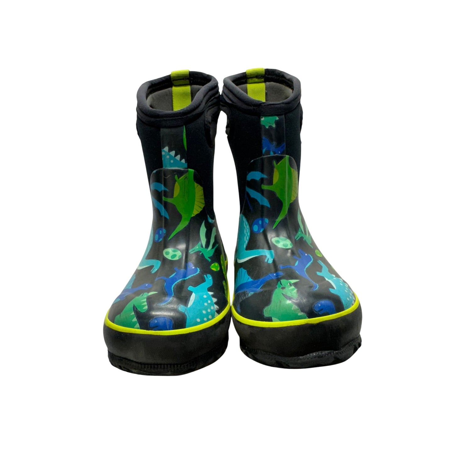 Bogs Insulated Neoprene Waterproof Boots With Dinosaur Print Size 6 #9837
