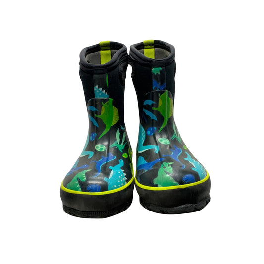 Bogs Insulated Neoprene Waterproof Boots With Dinosaur Print Size 6 #9837