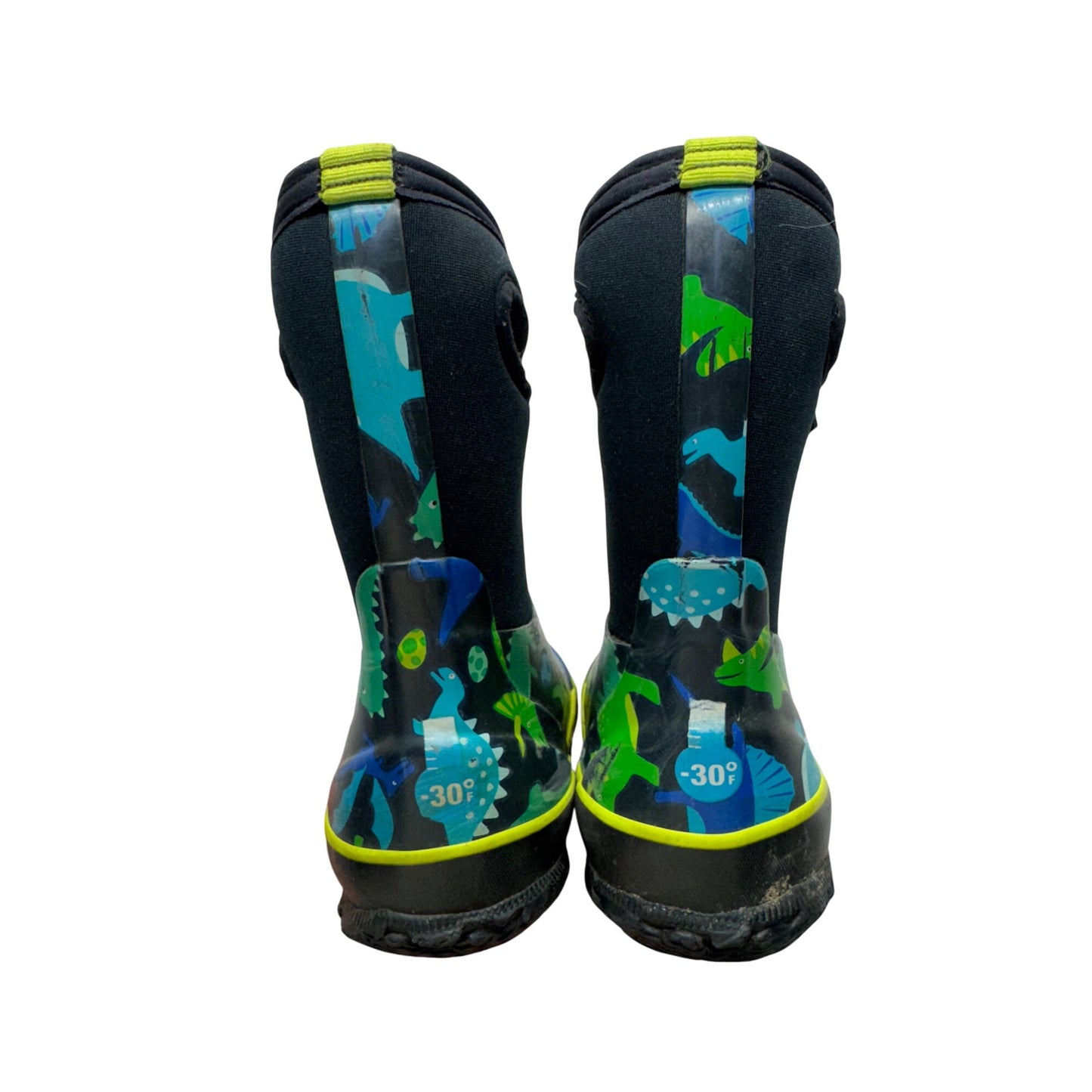 Bogs Insulated Neoprene Waterproof Boots With Dinosaur Print Size 6 #9837