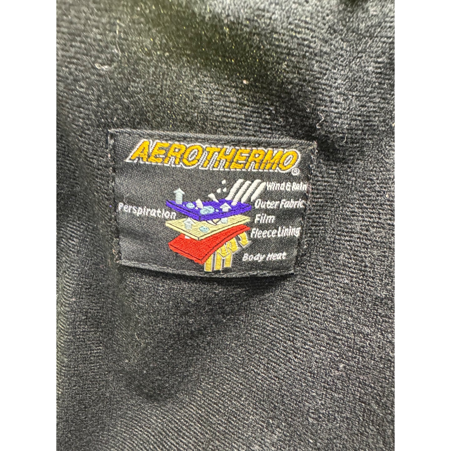 Phenix Red Hooded Jacket With Green Accents & Zippered Pockets #9425