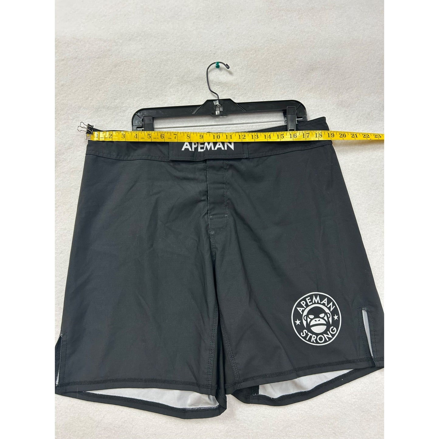 Apeman Strong Mens Black Training Shorts #6131