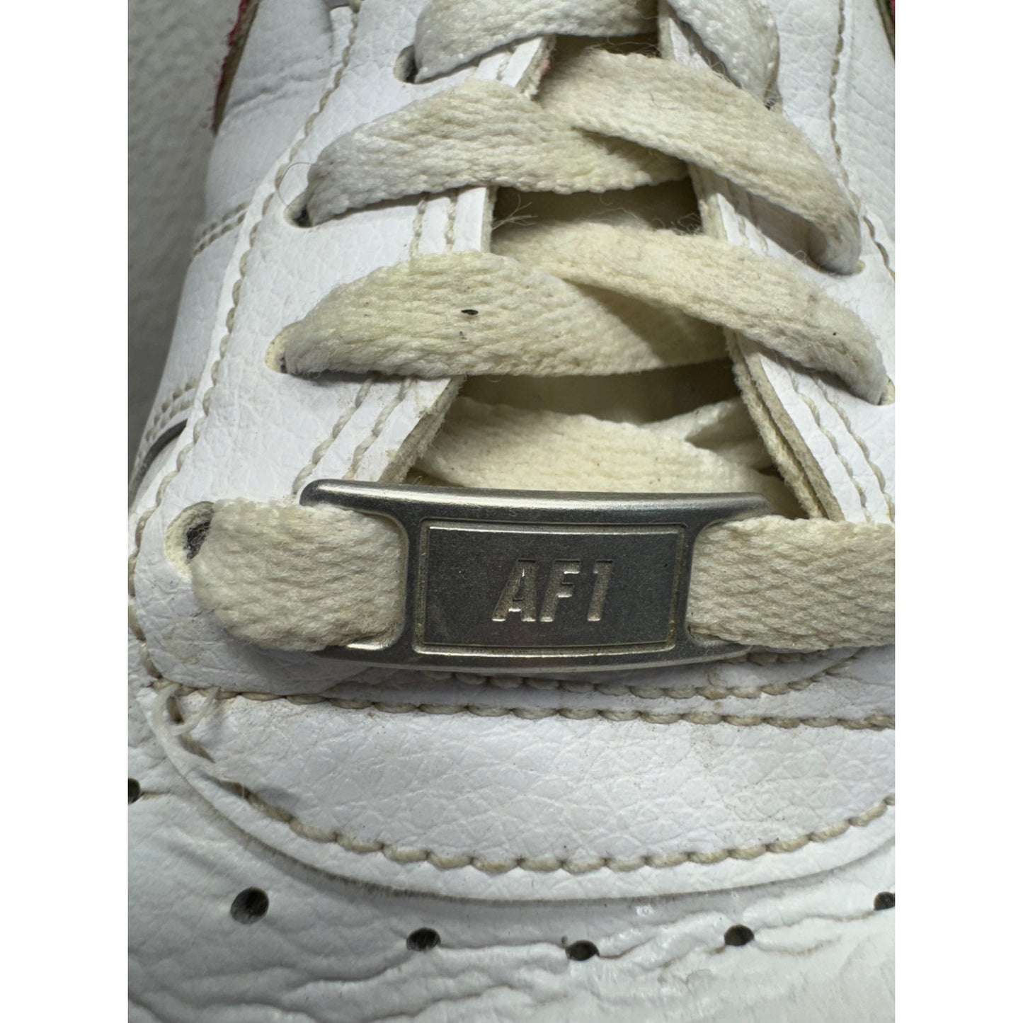 Nike Air Force 1 High White/Red Basketball Shoes Size 11 #14B