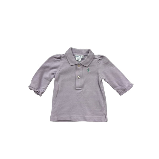 Ralph Lauren Baby Girls Long Sleeve Polo Shirt 3M #746A