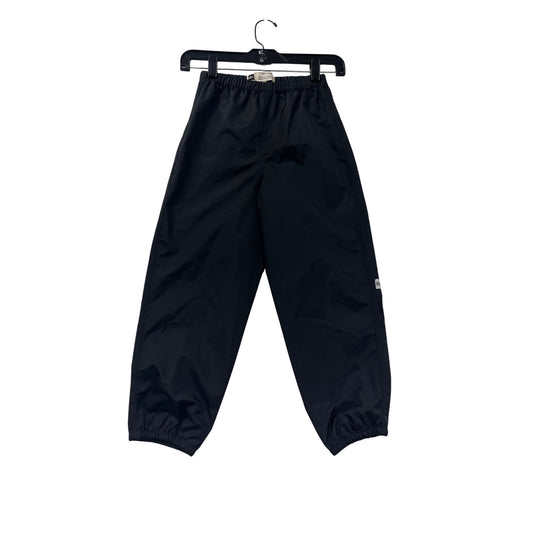 MEC Black Waterproof Nylon Rain Pants Size 7 #8466