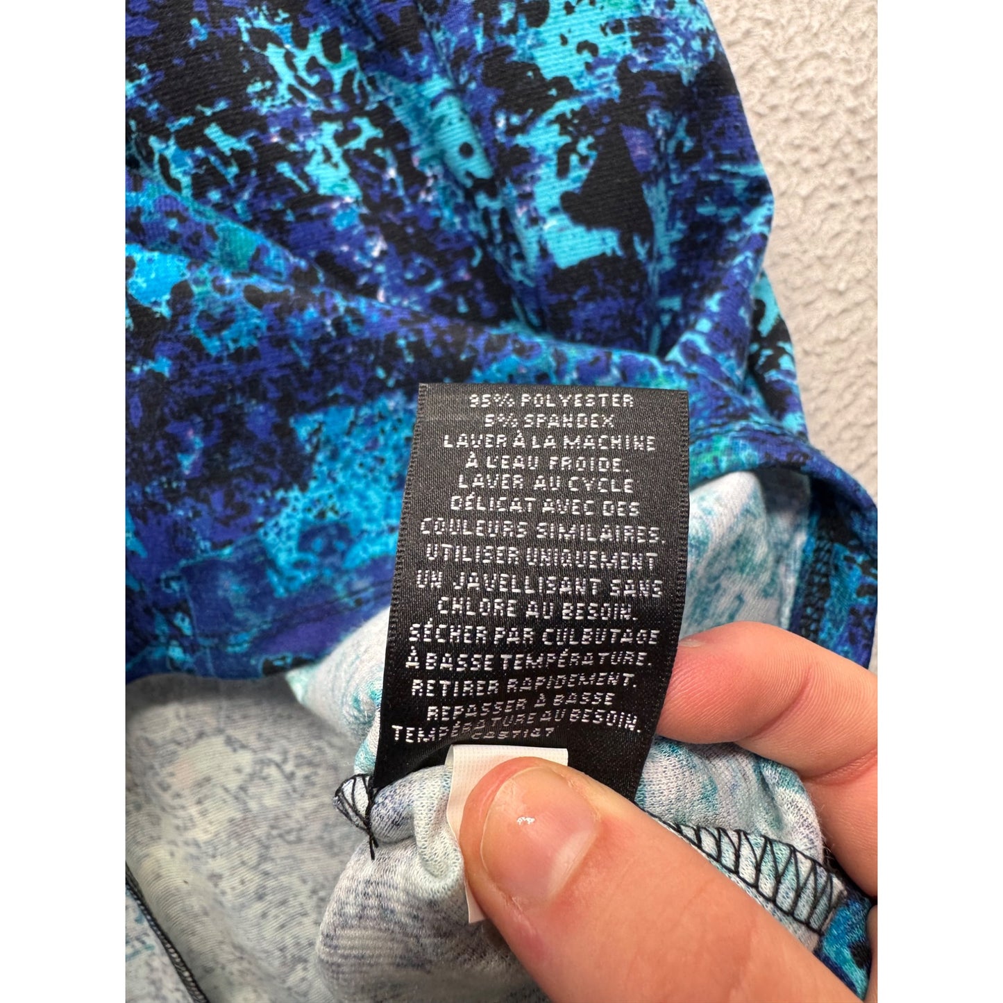 Mossimo Blue/Green Sleeveless A-Line Dress S #9135