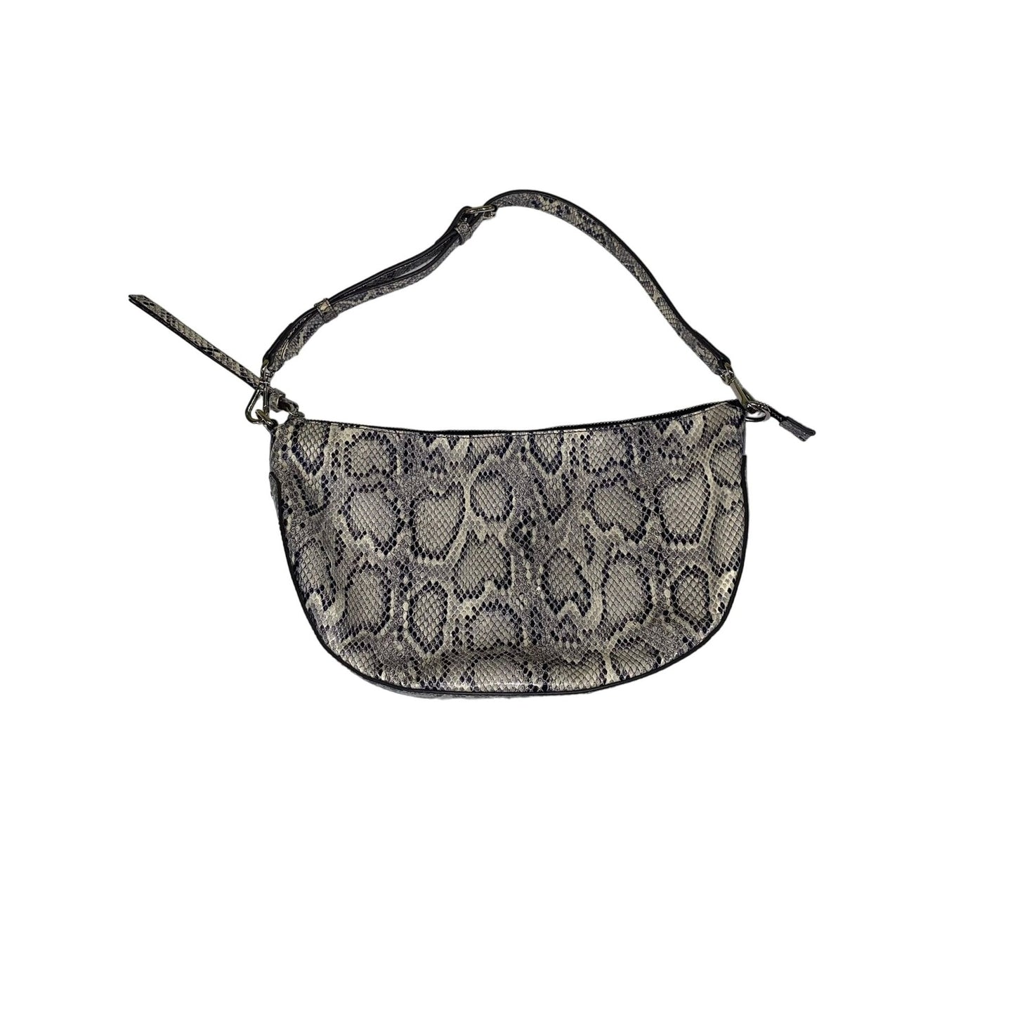 Snake Print Shoulder Bag