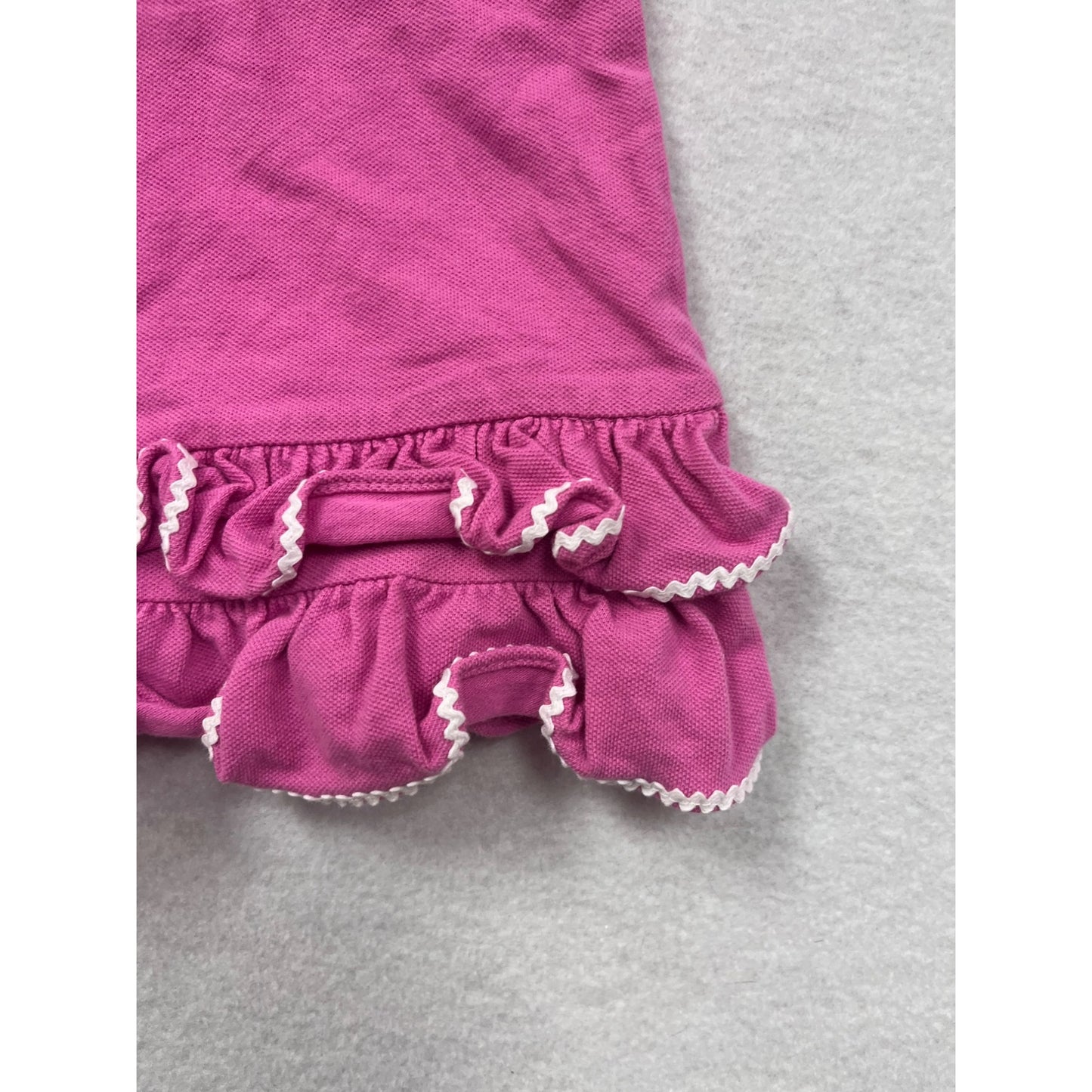 Ralph Lauren Baby Girl Ruffled Polo Dress 12M #6276
