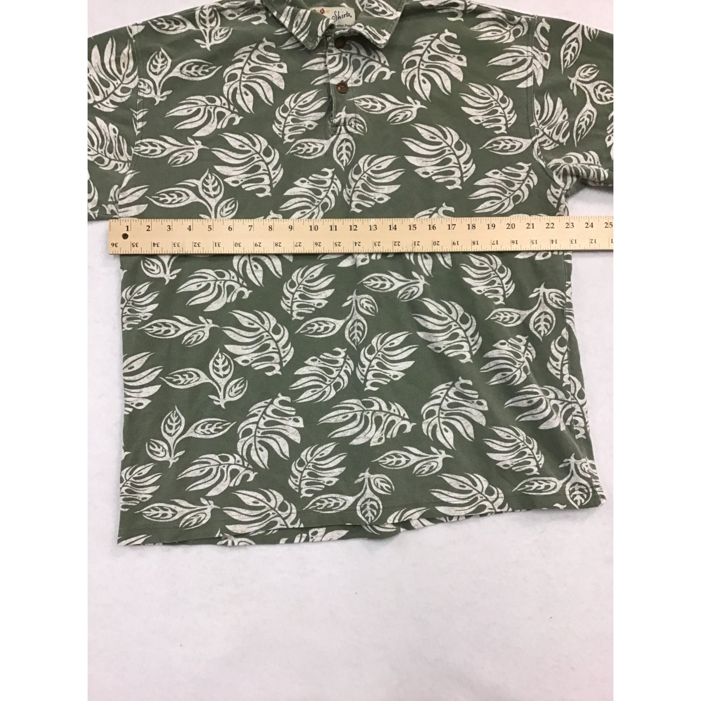 Mens Vintage Styled Hawaiian Polo