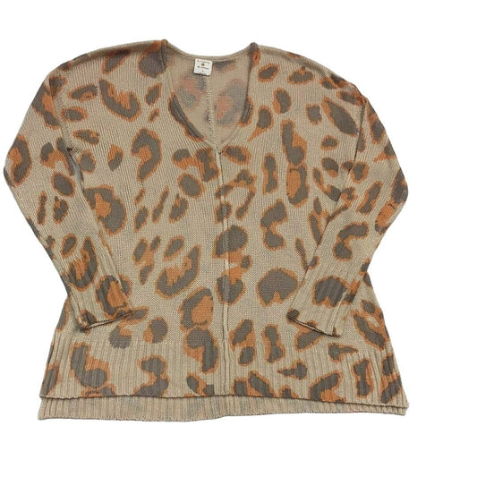 Women’s Cheetah Print Knit Sweater