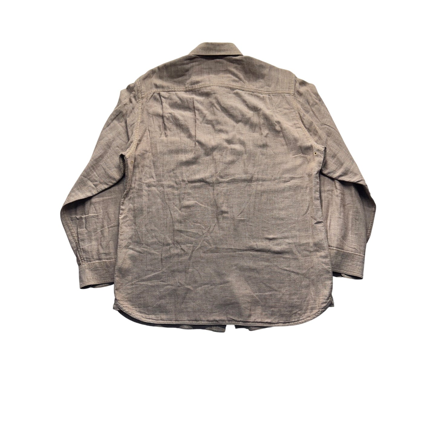 Nat Nast American Fit Brown Button-Up Long Sleeve Shirt L 269B