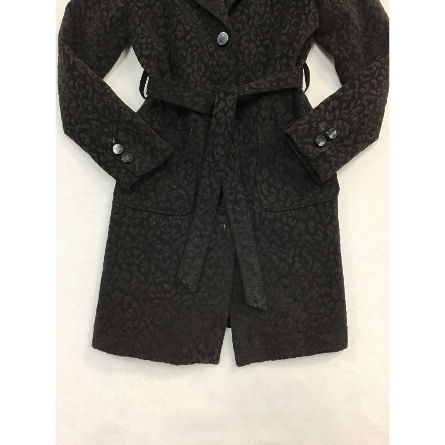 Women’s Leopard Print Dress Coat