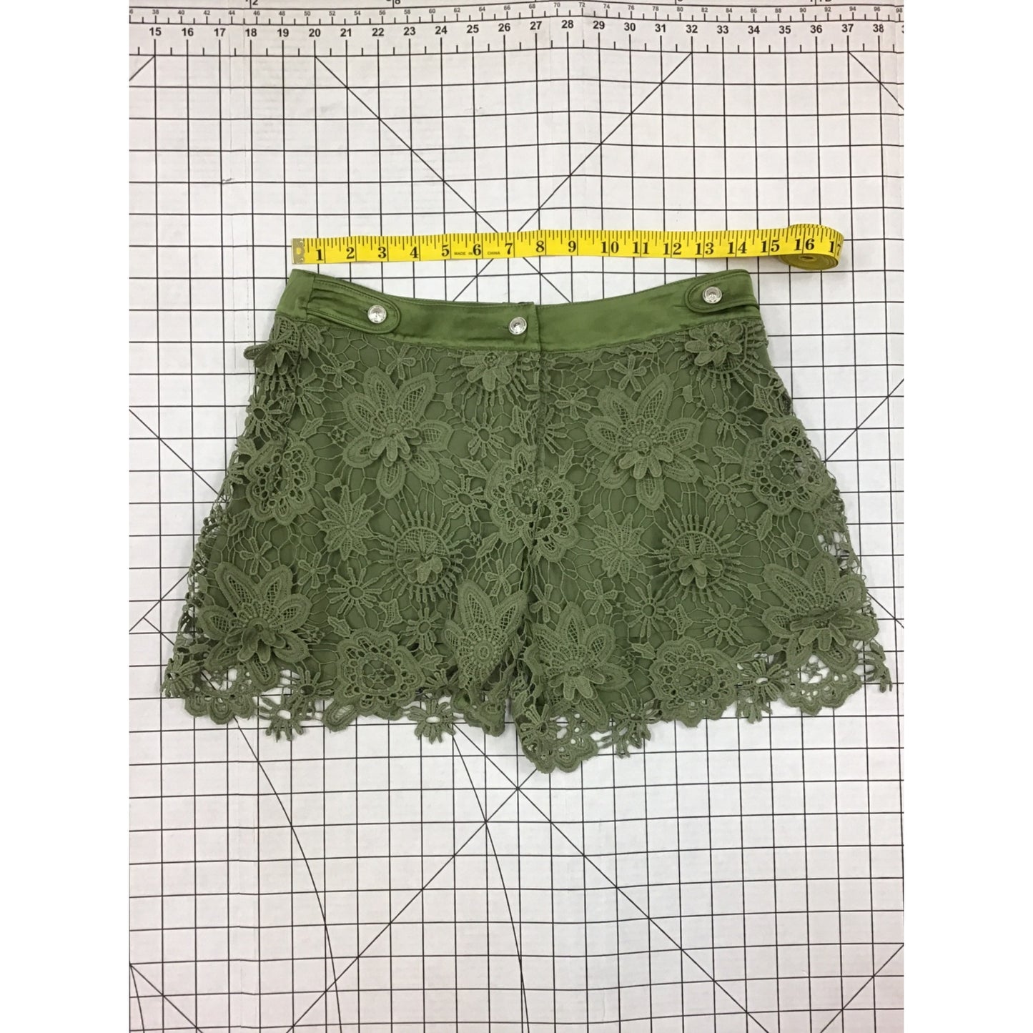 Women’s JustCavali Elaborate Lace Design Shorts