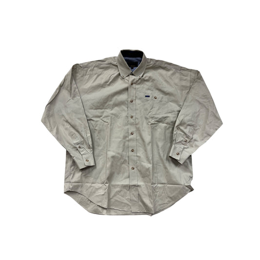 Alexander Julian Colours Beige Button-Up Shirt L #8817