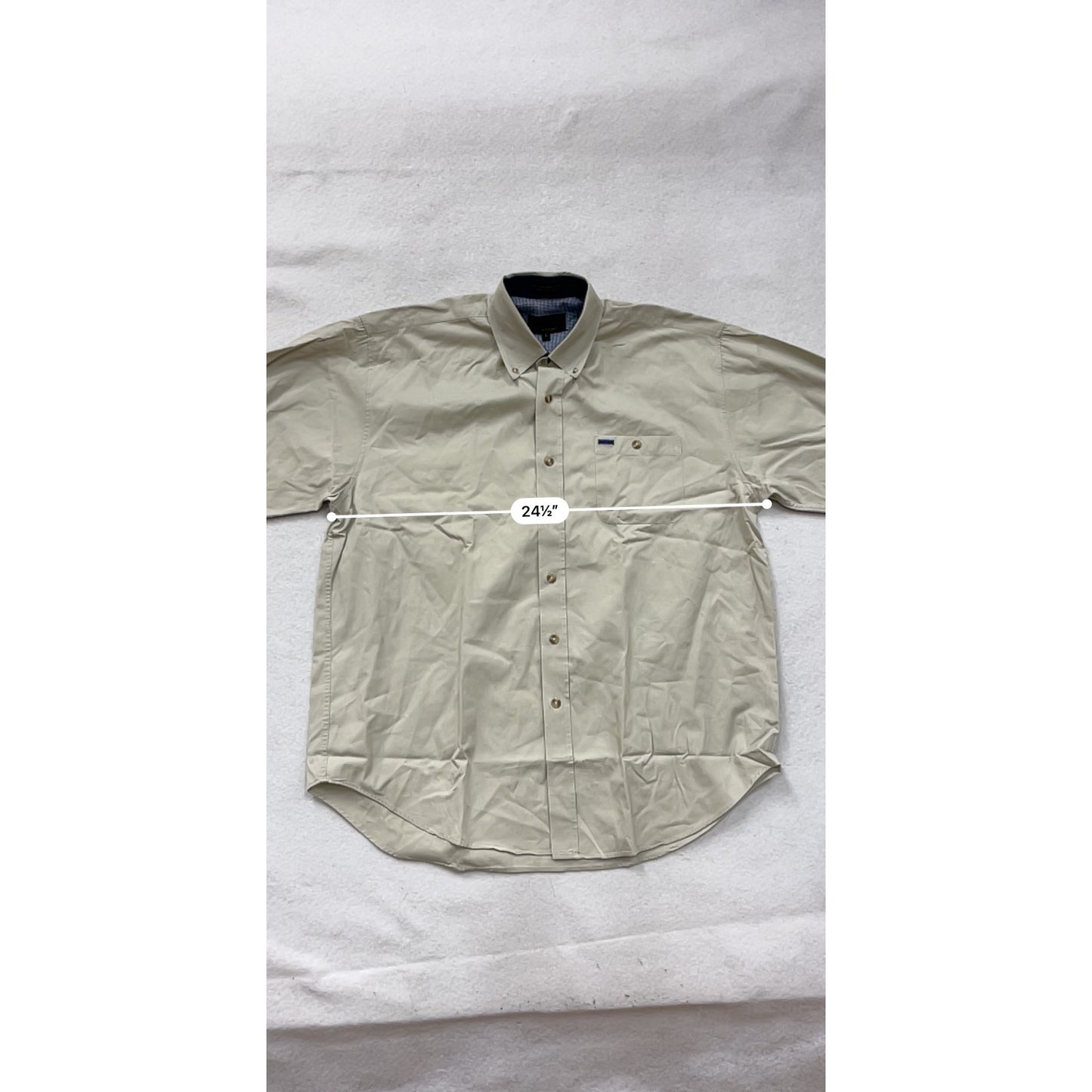 Alexander Julian Colours Beige Button-Up Shirt L #8817