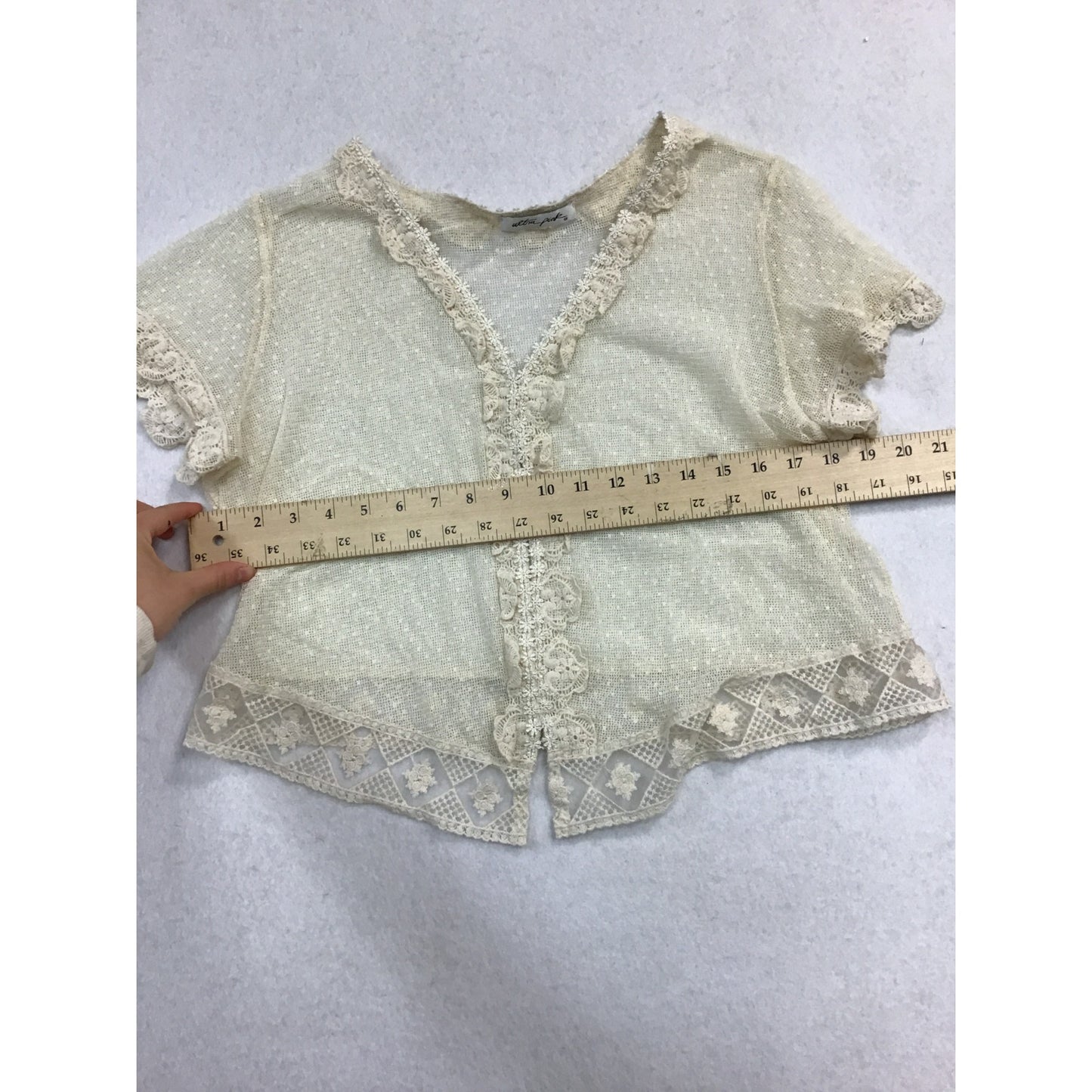 Women’s Ivory Lace Cardigan