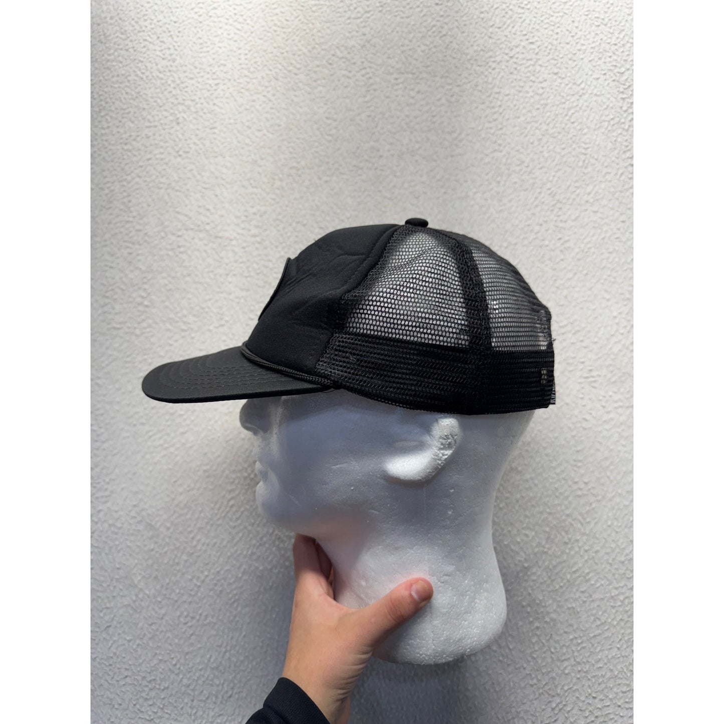 Ripndip Black Mesh Trucker Hat Stop Being A Pussy Cat Patch Adjustable #9782