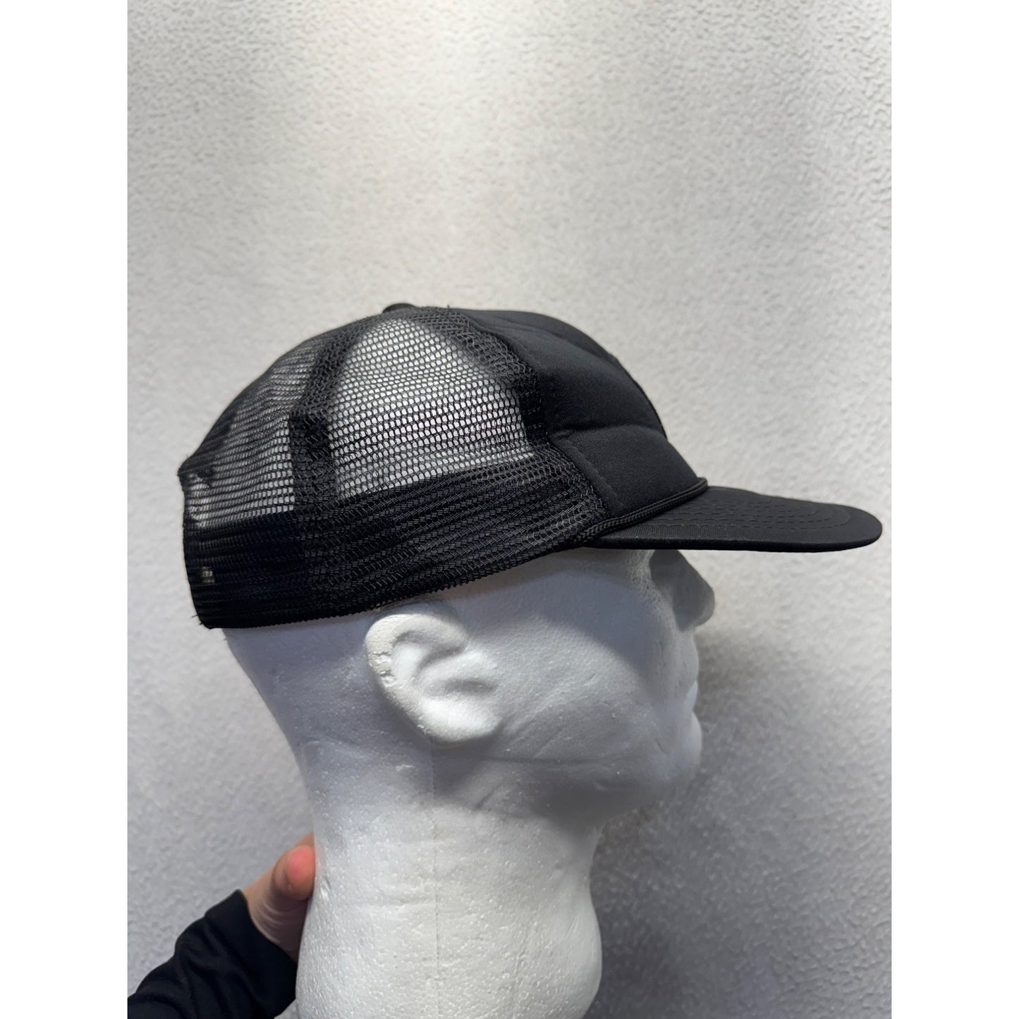Ripndip Black Mesh Trucker Hat Stop Being A Pussy Cat Patch Adjustable #9782