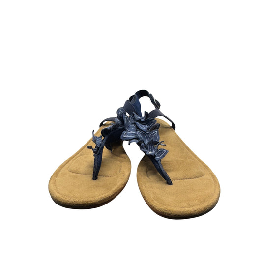 Koolaburra By UGG Navy Floral Strap Sandals #398B