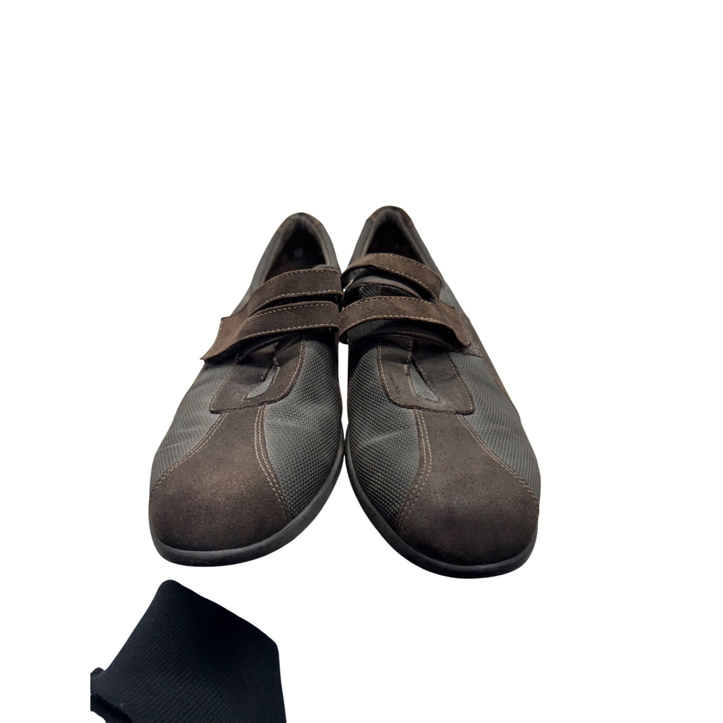 Munro American Womens Slip-On Shoes With Velcro Strap Size 9 9442