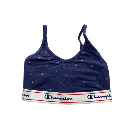 Champion Womens Navy Blue Sports Bra S Cotton/Polyester #7126