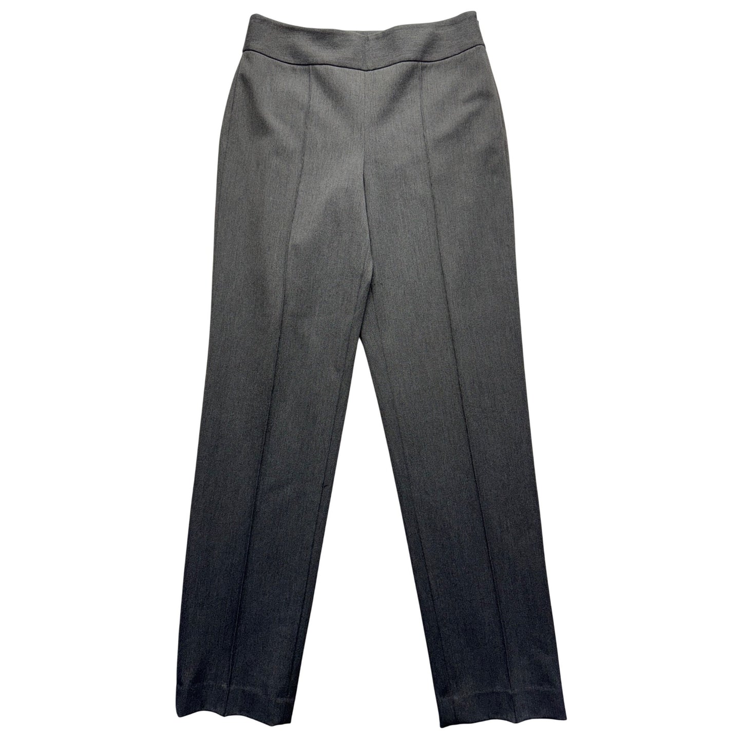 Talbots Stretch Gray Dress Pants Size 4 Polyester Blend Machine Washable #233B