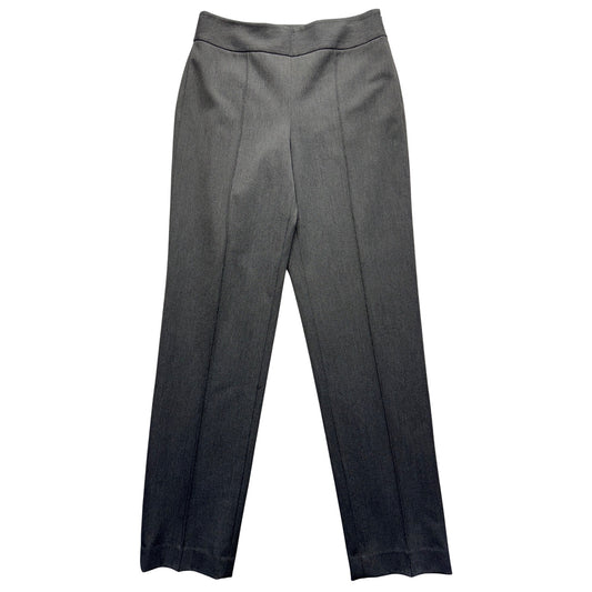 Talbots Stretch Gray Dress Pants Size 4 Polyester Blend Machine Washable #233B