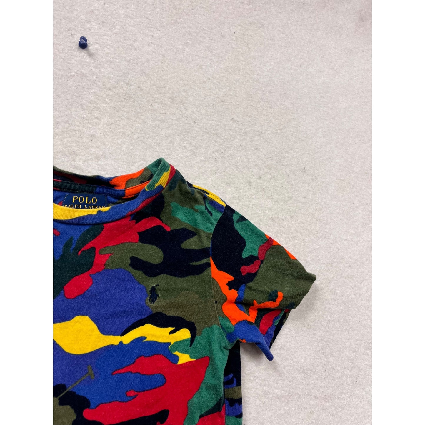 Polo Ralph Lauren Kids Camo T-Shirt Size YS #728A