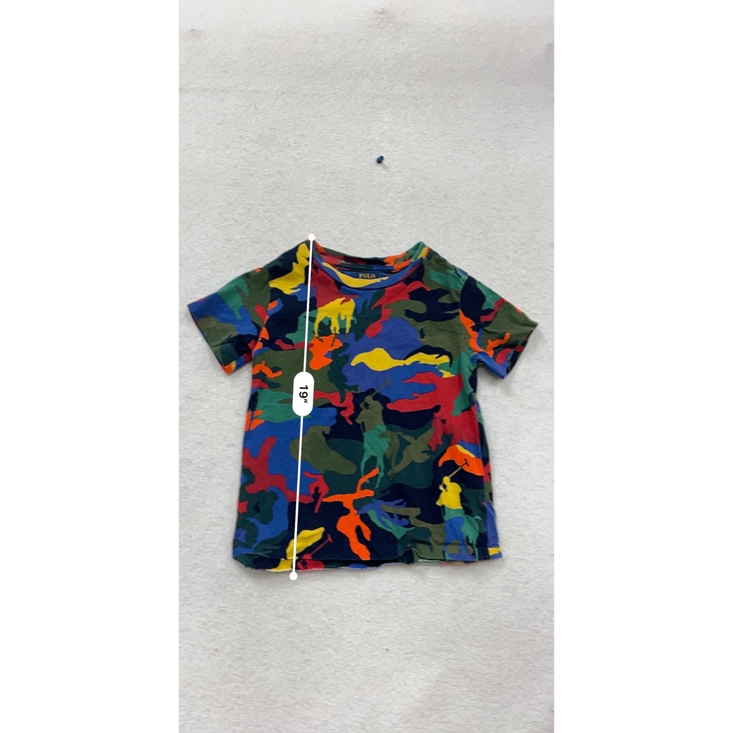 Polo Ralph Lauren Kids Camo T-Shirt Size YS #728A
