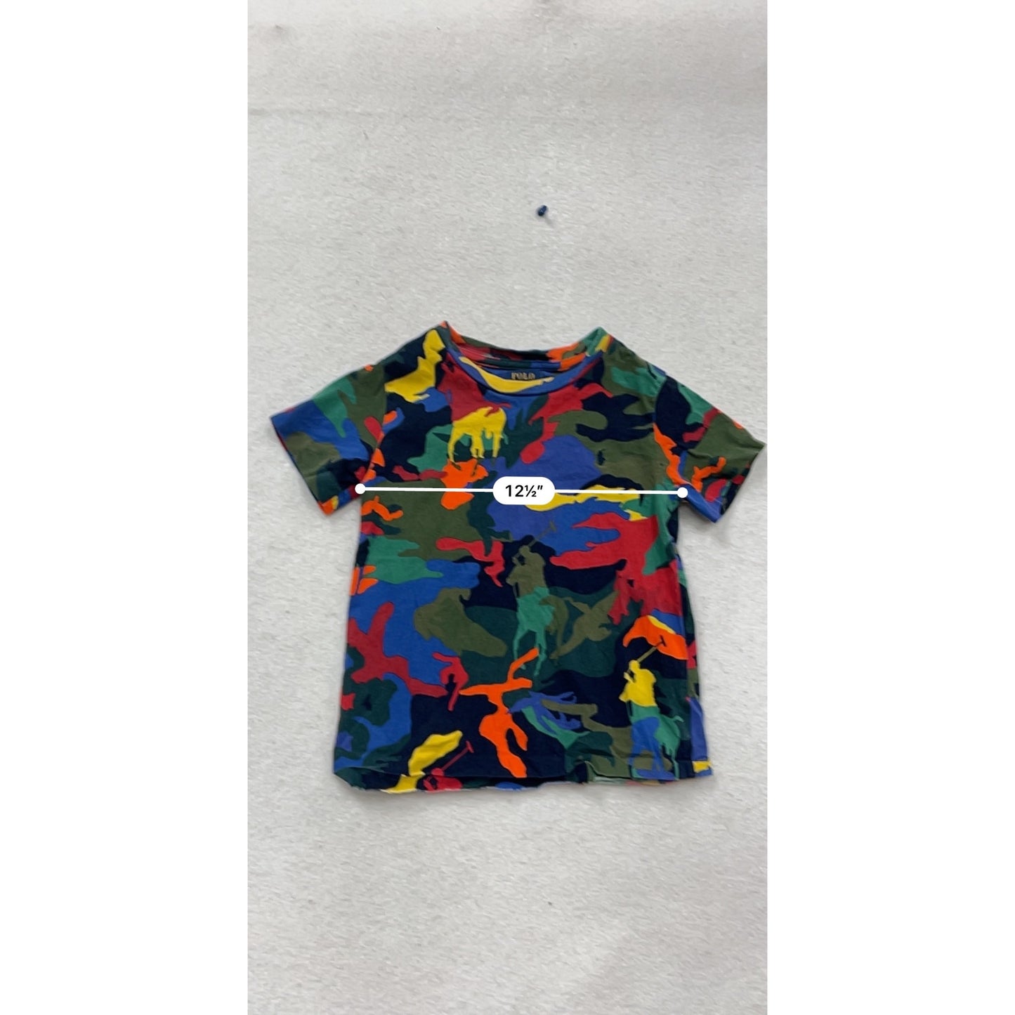Polo Ralph Lauren Kids Camo T-Shirt Size YS #728A