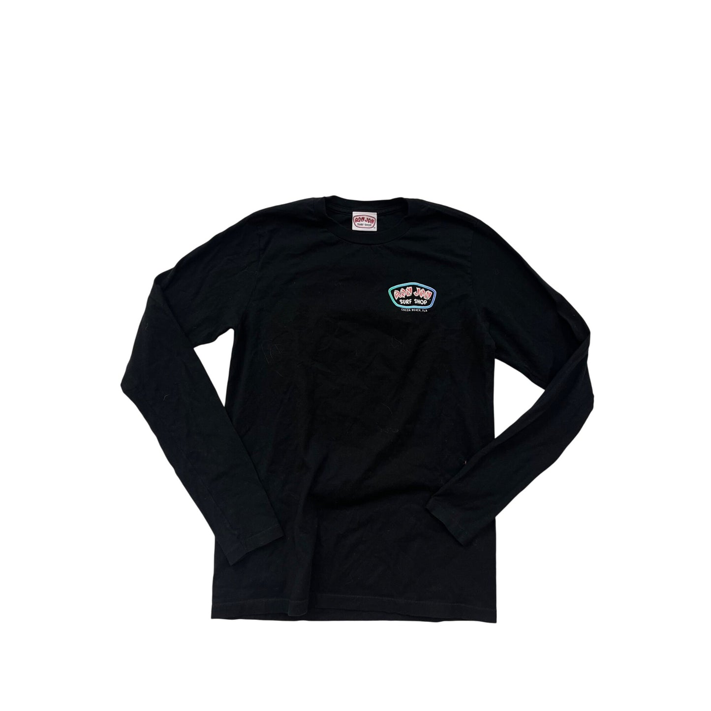 Ron Jon Surf Shop Long Sleeve Tee Black S #8815