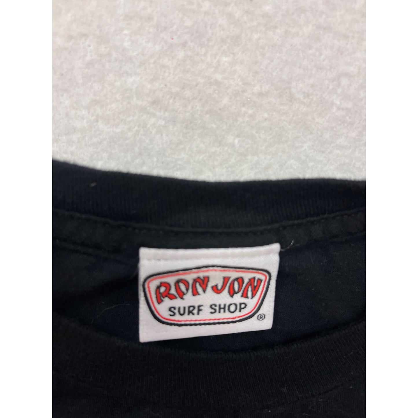 Ron Jon Surf Shop Long Sleeve Tee Black S #8815