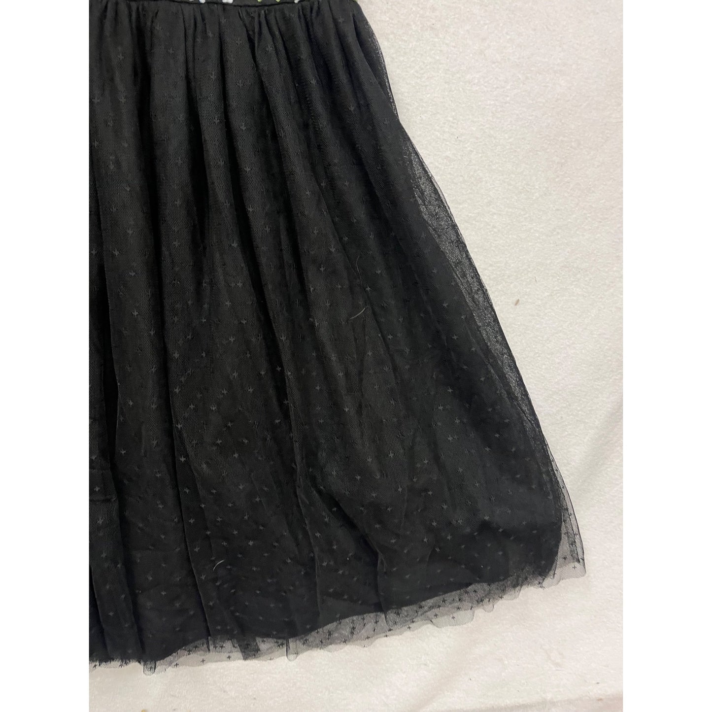 Jessakae 2XL Black Floral Embroidered Dress #159C