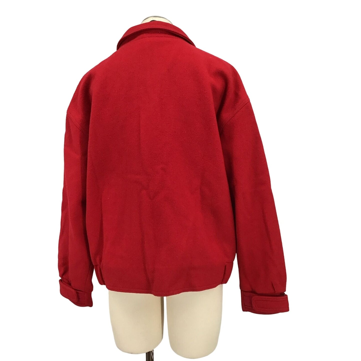 The Woolrich Woman Red Full Zip Jacket Medium #1000