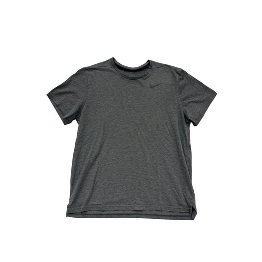 Nike Dri-Fit Mens Gray Athletic T-Shirt Size L #250A