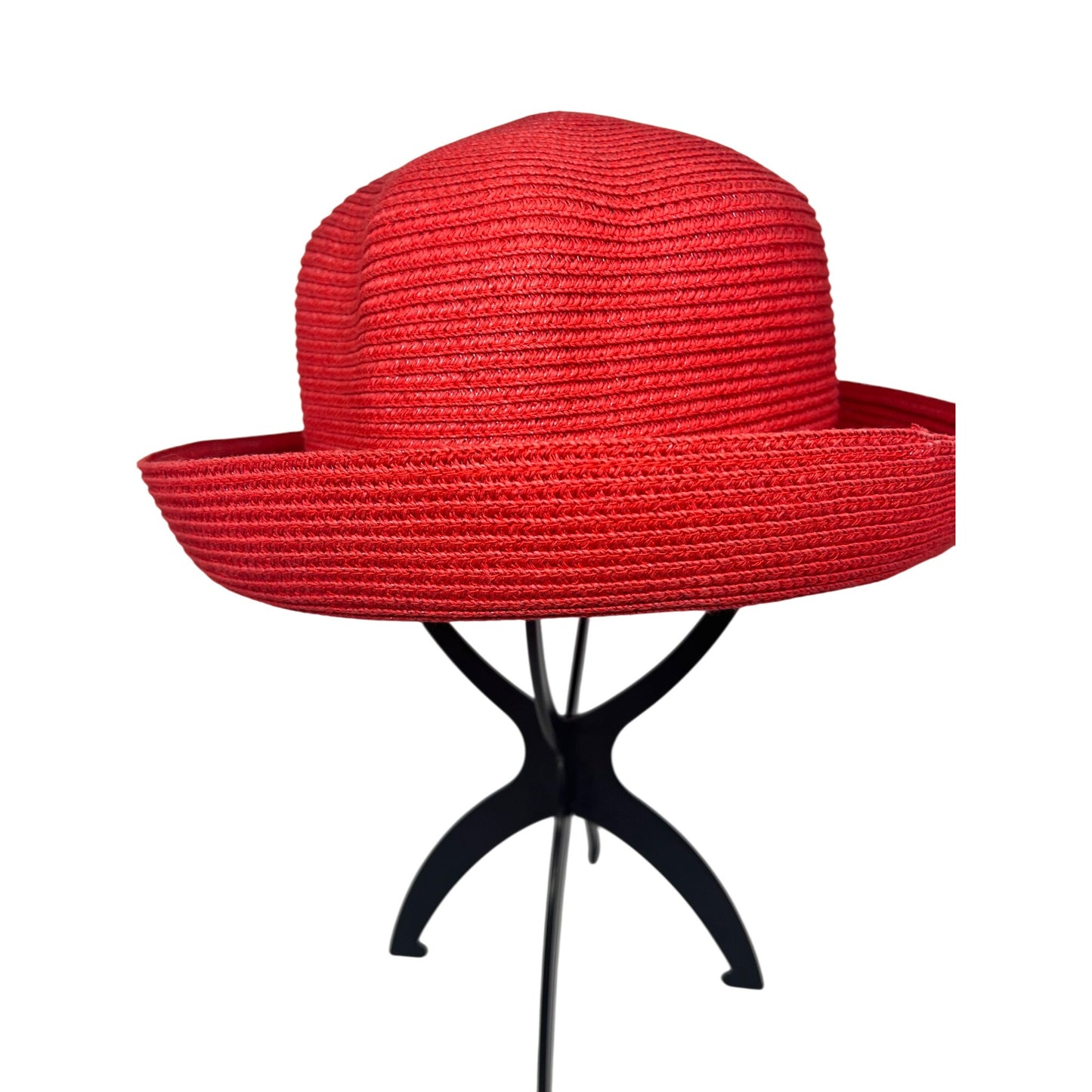 Women’s Vintage  Betmar New York Red Bucket Roll Up Hat