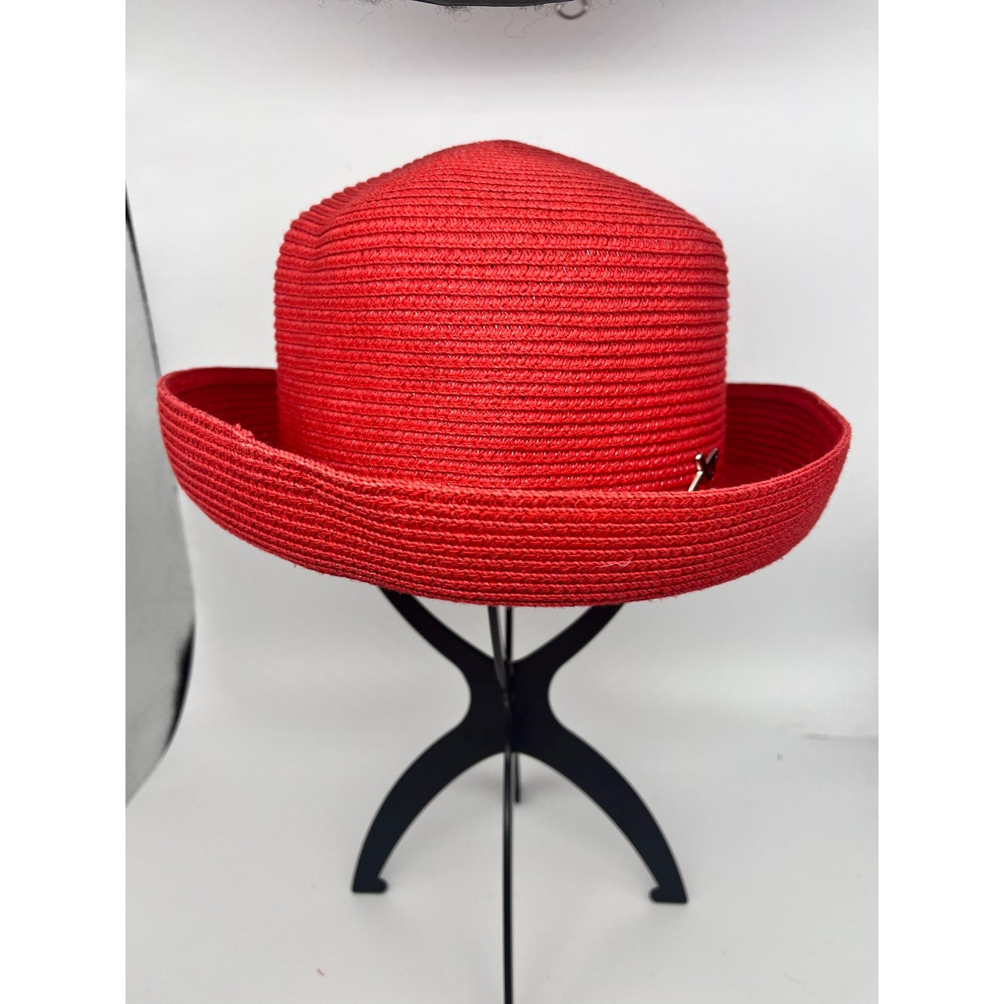 Women’s Vintage  Betmar New York Red Bucket Roll Up Hat