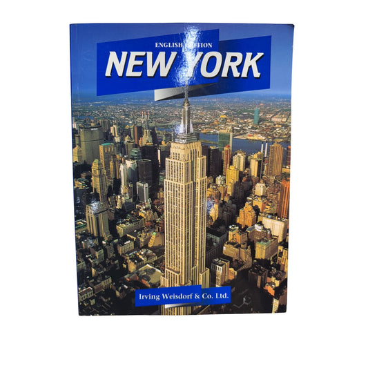 New York Souvenir Book English Edition By Irving Weisdorf & Co. Hardcover 434B